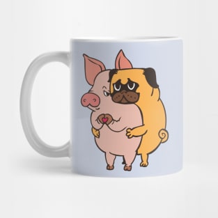 Friend Not Food Pug Mug